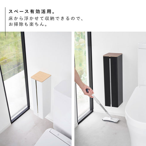 石こうボード壁対応隠せるトイレットペーパー タワー.|s6