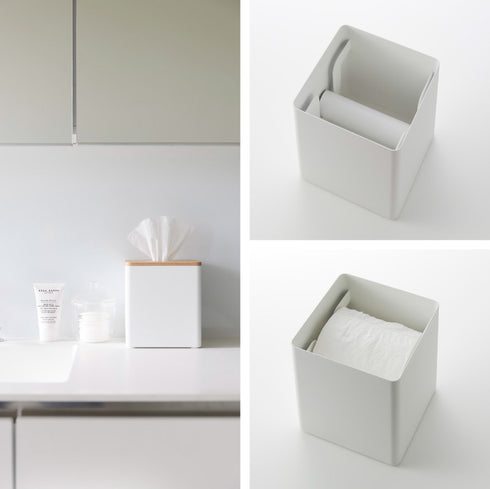 上から出せるティッシュ&トイレットペーパーケース リン.|s8