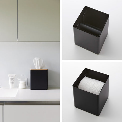 上から出せるティッシュ&トイレットペーパーケース リン.|s11