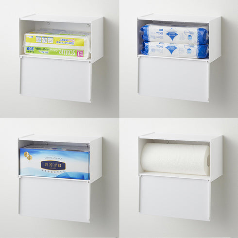 石こうボード壁対応トレー付きペーパータオルディスペンサー タワー.|s8