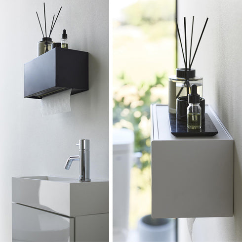 石こうボード壁対応トレー付きペーパータオルディスペンサー タワー.|s12