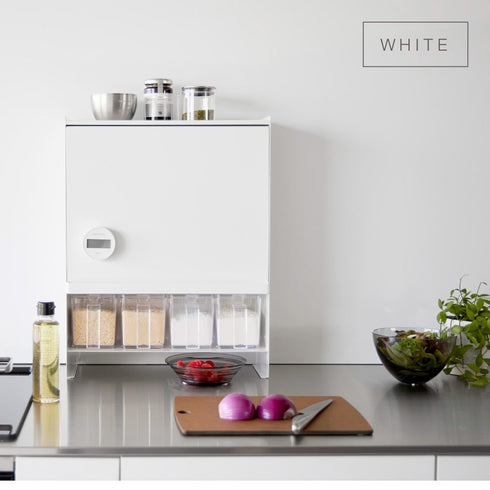 前が開く 隠せる調味料ラック タワー.|s9