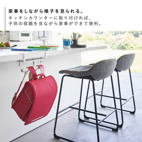 デスク横ランドセル&リュックハンガー タワー.|s4