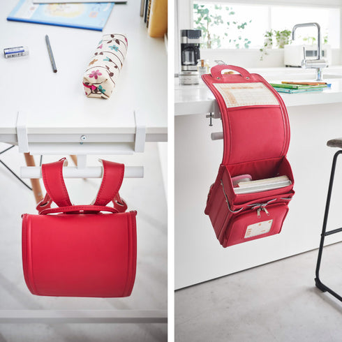 デスク横ランドセル&リュックハンガー タワー.|s7