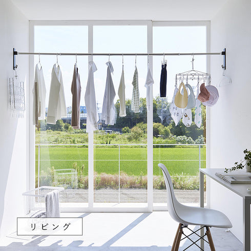 石こうボード壁対応物干し竿ホルダー タワー 2個組.|s8