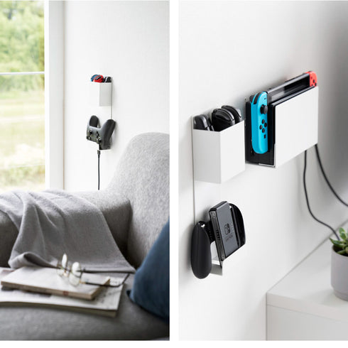 石こうボード壁対応 充電しながら収納できるゲーム機収納.|s9