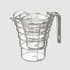 段々計量カップ レイヤー 500ml クリア.|s11