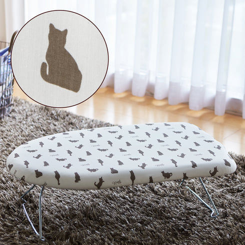 軽量スチールメッシュアイロン台 ネコプレス ホワイト.|m2