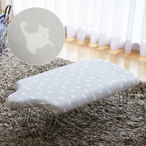 軽量人体型アイロン台 フック付 ネコプレス グレー.|m2