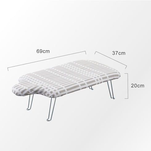 北欧風 暮らしの定番 軽量人体型アイロン台 チェックグレー.|s8
