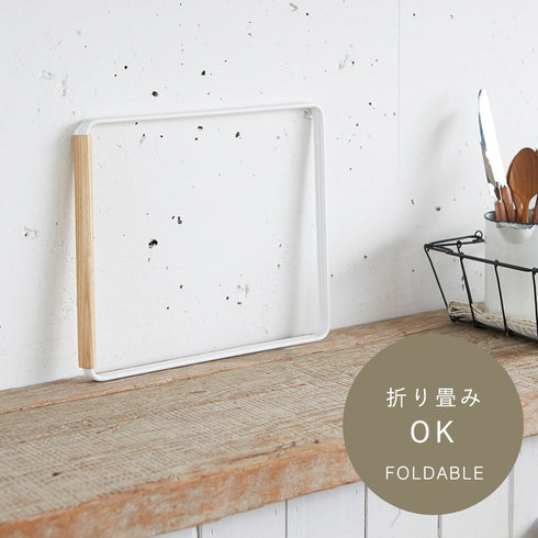 折り畳み布巾ハンガー トスカ ホワイト.|s3