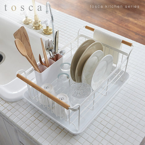 水切りバスケット トスカ ホワイト.|s1