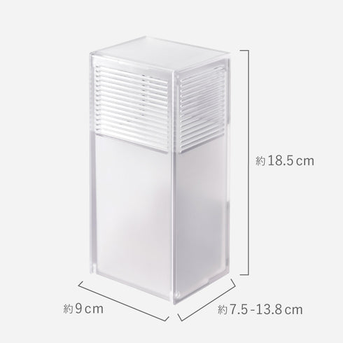 ツーウェイ消臭ビーズケース スマート クリア.|s9