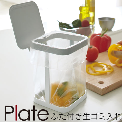 蓋付きポリ袋エコホルダー プレート ホワイト.|m2