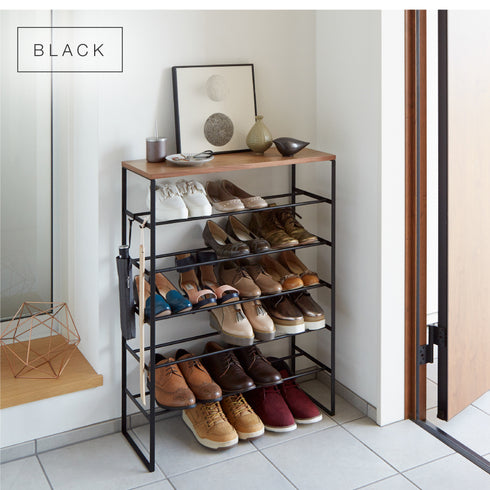 天板付きシューズラック タワー 6段 タワー.|s9