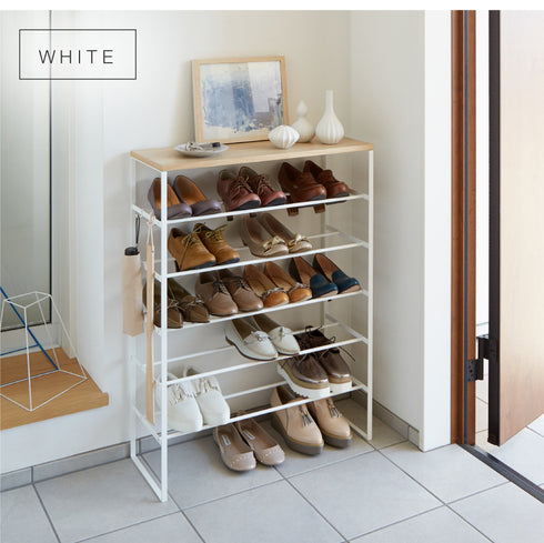 天板付きシューズラック タワー 6段 タワー.|s7