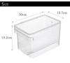 密閉 シンク下米びつ プレート 5kg 計量カップ付き クリア.|s6