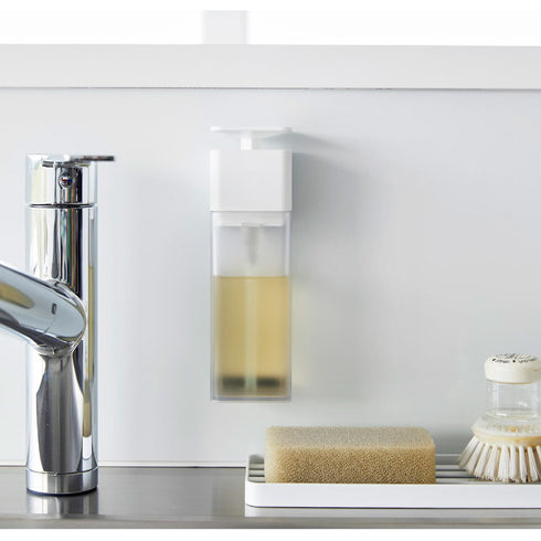 片手で出せるマグネットディスペンサー プレート ホワイト.|s7