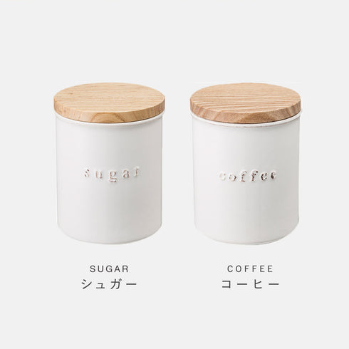 陶器キャニスター トスカ tosca ホワイト 全4種類.|s6