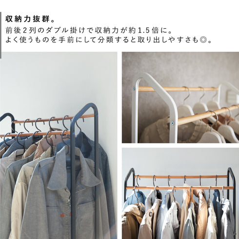 ハンガーラック キャスター付き タワー.|s3