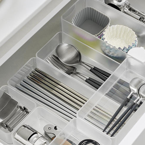 縦横重ねられる引き出し整理収納ケース タワー L 2個組.|s10