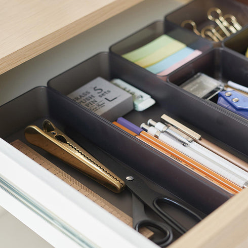 縦横重ねられる引き出し整理収納ケース タワー L 2個組.|s12