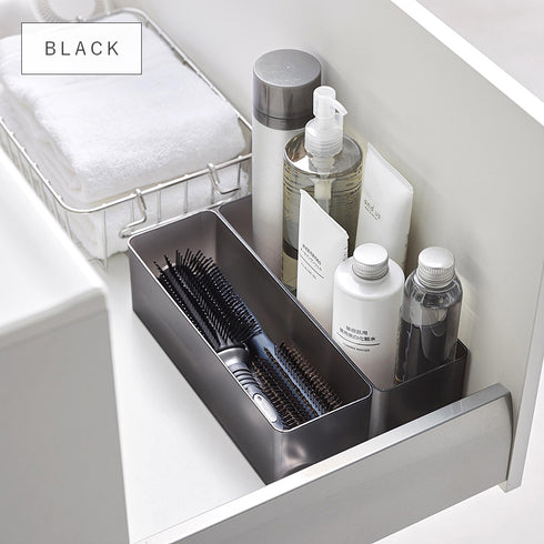 縦横重ねられる引き出し整理収納ケース タワー 深型 2個組.|s11