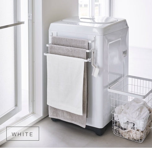 洗濯機前マグネットタオルハンガー タワー 3連.|s7