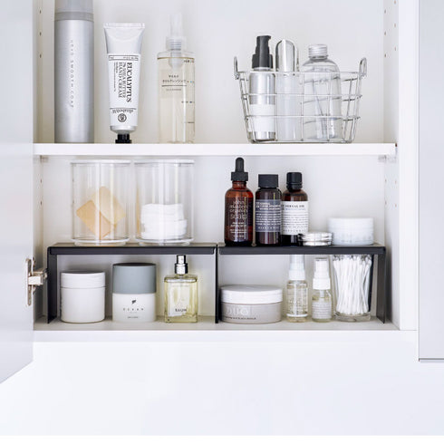 洗面鏡中収納ラック タワー 2個組.|s11