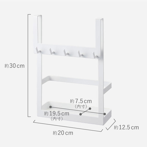 下駄箱扉引っ掛けフック&ツールホルダー タワー.|s12