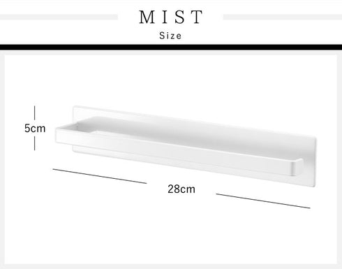 マグネットバスルームタオルハンガー ミスト ホワイト.|s4