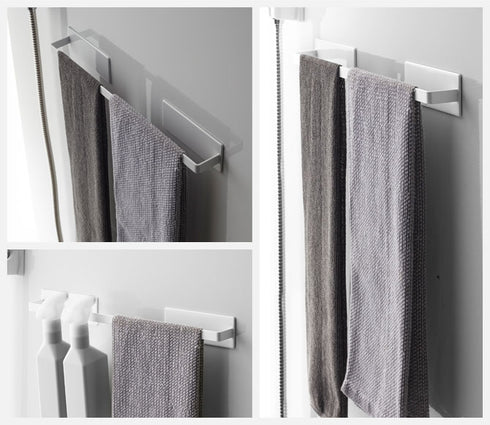 マグネットバスルームタオルハンガー ミスト ワイド ホワイト.|s3