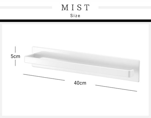 マグネットバスルームタオルハンガー ミスト ワイド ホワイト.|s4