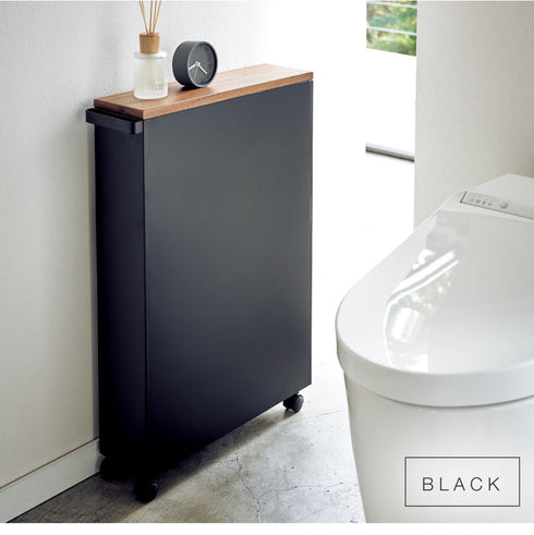 ハンドル付きスリムトイレラック タワー.|s10