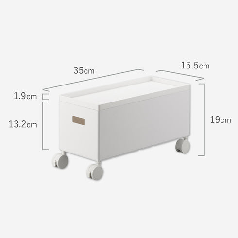 蓋付き収納ボックスワゴン タワー S.|s19