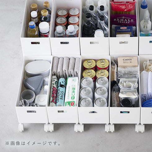 蓋付き収納ボックスワゴン タワー S.|s12