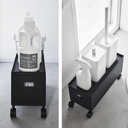 蓋付き収納ボックスワゴン タワー S.|s18