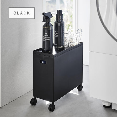 蓋付き収納ボックスワゴン タワー L.|s16