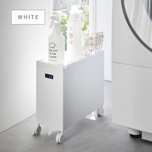 蓋付き収納ボックスワゴン タワー L.|s13