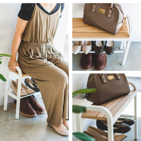 立ちやすいベンチシューズラック タワー.|s8