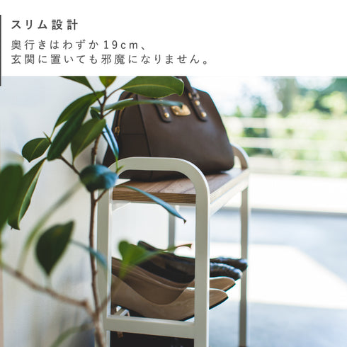 立ちやすいベンチシューズラック タワー.|s6
