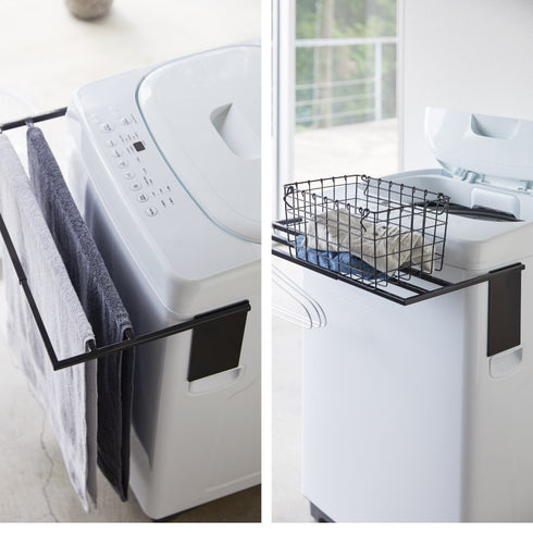 マグネット伸縮洗濯機バスタオルハンガー タワー.|s11