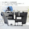 smart テレビ上&裏ラック スマート ワイド ブラック.|s2