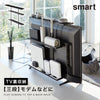 smart テレビ上&裏ラック スマート ワイド ブラック.|m2