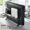 smart テレビ裏ラック スマート ワイド40 ブラック.|s1