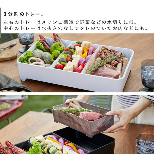 tower 蓋付き卓上水切りトレー タワー 角型.|s4