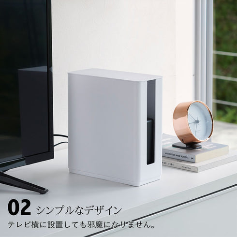smart 重ねられるスリム蓋付きルーター収納ケース スマート.|s3