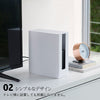 smart 重ねられるスリム蓋付きルーター収納ケース スマート.|s3