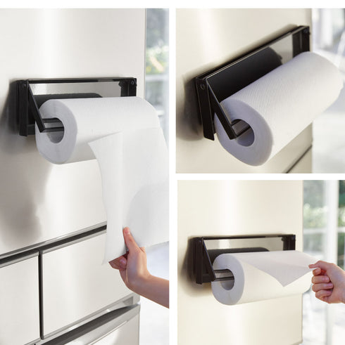 片手でカットマグネットキッチンペーパーホルダー タワー.|s10