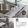 tower 折り畳み水切り タワー シリコーントレー付き S.|s5